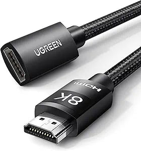 UGREEN 40450 8K HDMI Extension Cable 2M Male to Female 8K@60Hz 4K@120Hz for TV Monitor Gaming