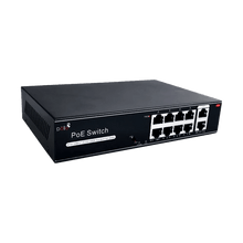10-Port Megabit PoE Network Switch with Gigabit Uplink | PLN-1108MGB | 8 × PoE Ports | 2 × Gigabit Uplink | 120W PoE Budget | Extended Mode up to 250m | IP30 | 4KV Lightning Protection - UGREEN PAKISTAN