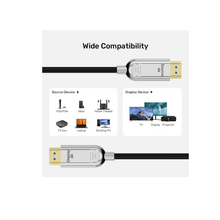 UNITEK 10M-30M Fiber Optic HDMI Cable | 4K@60Hz, Active Optical, 18Gbps