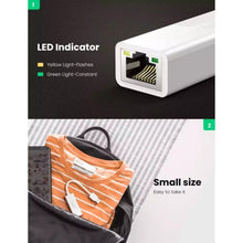 UGREEN 20255 USB 3.0 to Gigabit Ethernet Adapter – 1000Mbps LAN