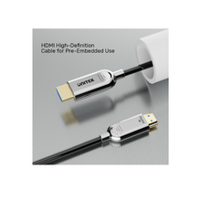 UNITEK 10M-30M Fiber Optic HDMI Cable | 4K@60Hz, Active Optical, 18Gbps