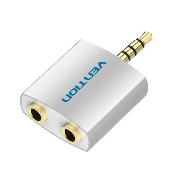 VENTION BDAW0 4 Pole 3.5mm Male to 2×3.5mm Female Audio Converter | Audio Splitter | Headset Splitter | PC, Laptop, Gaming Headset