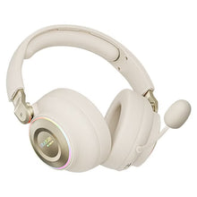 BG600 STRAYGOS Wireless Gaming Headset | Tri-Mode 2.4GHz + Bluetooth + Wired | 50mm Drivers | ENC Noise-Canceling Mic | RGB Light FX | 10H Playtime | PS5/PS4/PC/Mac/Xbox/Switch | Beige
