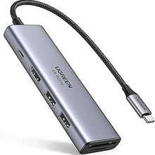 UGREEN 60384 USB-C Hub 3x USB 3.0 HDMI 4K SD/TF Card Reader PD for MacBook iPad Pro