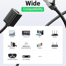 UGREEN 11282 CAT6 Extension LAN Cable 3M 1Gbps 250MHz Male to Female for Router PC Smart TV