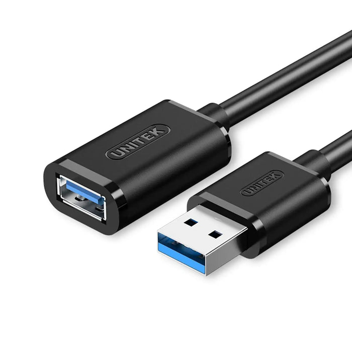 UNITEK Y-C479BBK USB 3.0 Extension Cable 3M 5Gbps Nylon Braided for Printer External Hard Drive
