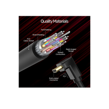 UNITEK Y-C1002 HDMI Right Angle Cable 3M 4K@60Hz 18Gbps HDR10 HDCP 2.2 for Wall-Mounted TV