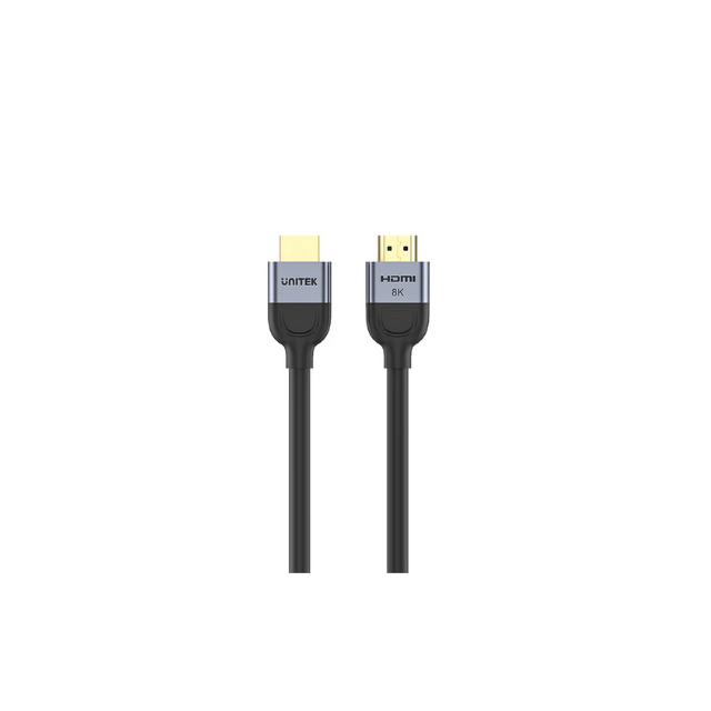 UNITEK 8K HDMI Cable 2m | 8K@60Hz, 4K@120Hz, Braided, Gold Plated