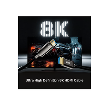 UNITEK 10M-100M Active Fiber Optic HDMI Cable | 8K@60Hz Active Optical Cable (AOC)