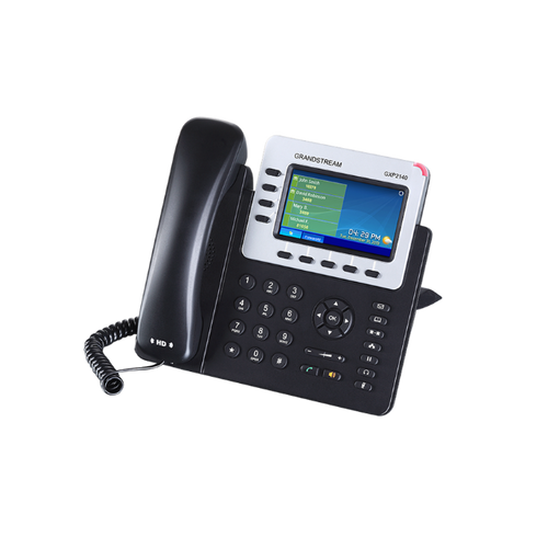 Grandstream GXP2140 Enterprise IP Phone | 4 Lines, 4.3" Color LCD, PoE & Expansion