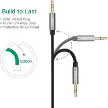 UGREEN 10735 3.5mm Male to Male Audio Cable 2M for Headphones Speaker Car Stereo