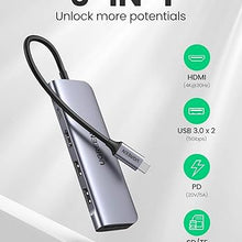 UGREEN 70411 USB-C Hub: 4K HDMI, 2x USB 3.0, SD/TF & 100W PD