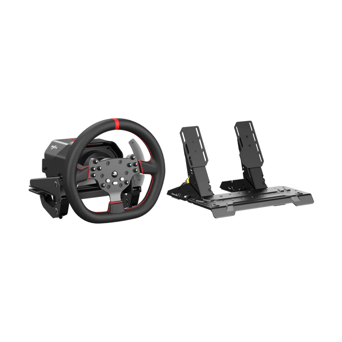 PXN-V10 ultra DIRECT DRIVE RACING WHEEL WITH 2-PEDALS,NO SHIFTER BASE: VD4 +WHEEL: W AS+PEDALS:PD HM BRAKE & THROTTLE +