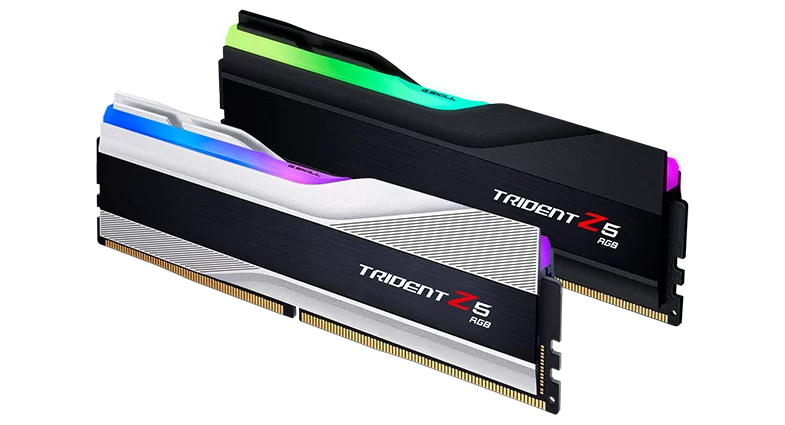 G.SKILL 32GB (16x2) KIT 6000mhz TRIDENT Z5 (INTEL) RGB SILVER 30-40-40-96