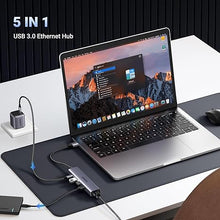 UGREEN 60554 5-in-1 USB 3.0 Hub with Gigabit Ethernet – 5Gbps + 1000Mbps