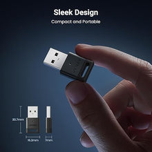 UGREEN 90225 Bluetooth 5.3 Adapter for PC USB Dongle Driver for Windows 11/10 Bluetooth Headset Mouse