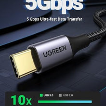 UGREEN 20288 USB-A 3.0 to USB-C Cable 2m – 5Gbps Data & 3A Charging