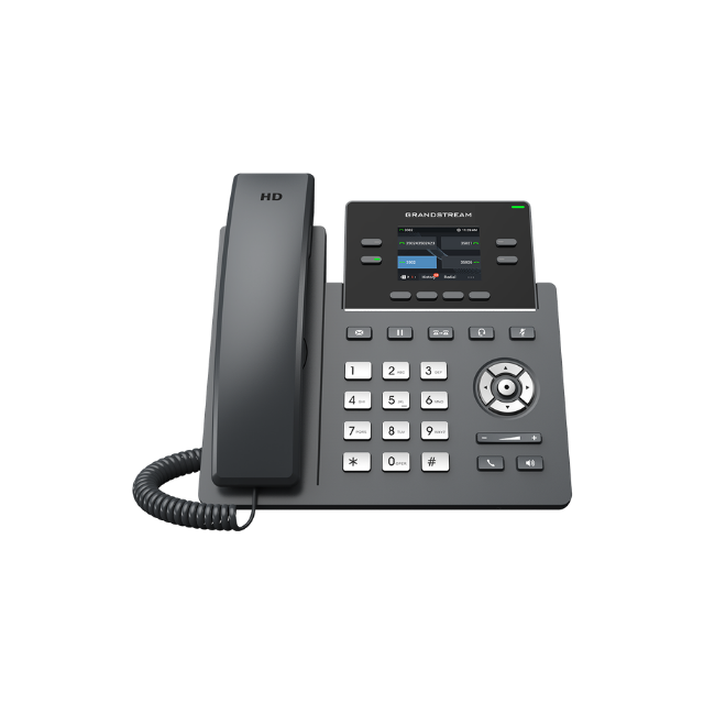Grandstream GRP2612P 4‑Line IP Phone | PoE, Colour LCD & 16 BLF Keys