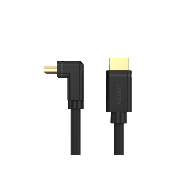 UNITEK Y-C1009 HDMI Right Angle 270° Cable 3M 4K@60Hz 18Gbps HDR10 HDCP 2.2 for Wall-Mounted TV