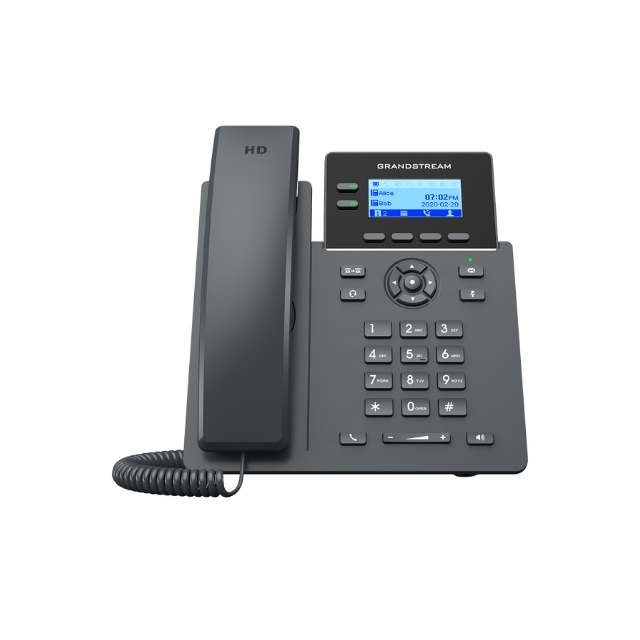 Grandstream GRP2602W Wi‑Fi 6 IP Phone | 2‑Line, 4‑SIP, 5‑Way Conferencing