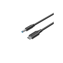 UNITEK C14117BK-1.8M USB-C to DC 4.5x3mm HP Blue Pin Charging Cable 65W PD for HP Laptops 1.8M