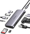 UGREEN 80133 10-in-1 USB-C Hub: Dual HDMI+VGA, Ethernet, 100W PD