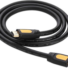 UGREEN 10170 HDMI Cable 10M 4K@30Hz High Speed Round Yellow Black for Projector TV Home Theater
