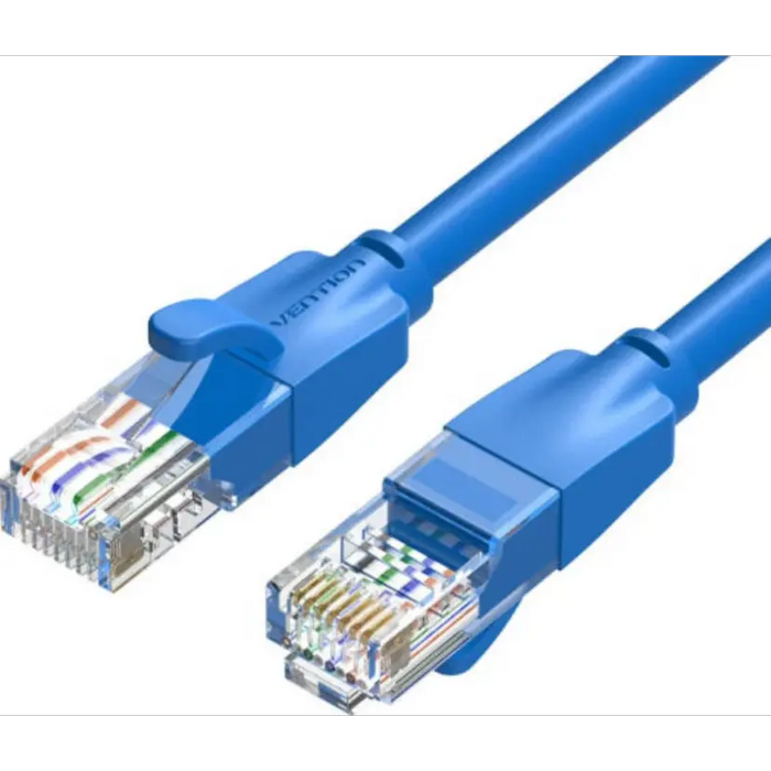VENTION IBELH CAT6 UTP PATCH CABLE 2M BLUE | 1Gbps | 250MHz | UTP Design | Oxygen-Free Copper | RJ45 | Home, Office & Gaming