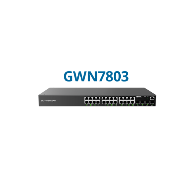 Grandstream GWN7803 24‑Port L2+ Managed Switch | 4 SFP, 56 Gbps