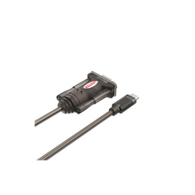 UNITEK Y-1105K USB-C to RS232 Serial DB9 Adapter Cable 1.5M 1.2Mbps for Printer Label Writer ISDN