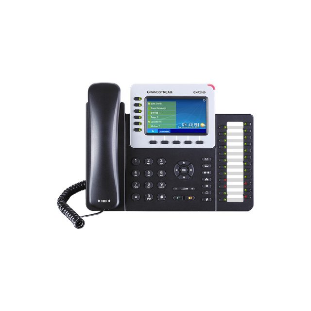Grandstream GXP2160 Enterprise IP Phone | 6 Lines, 24 BLF Keys & PoE
