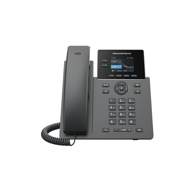 Grandstream GRP2610P Carrier‑Grade IP Phone | 2‑Line, Colour Screen, PoE