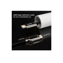 UNITEK 10M-100M Active Fiber Optic HDMI Cable | 8K@60Hz Active Optical Cable (AOC)