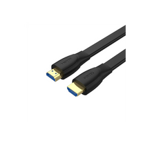 UNITEK C11063BK-1.5M HDMI Flat Cable 4K@60Hz 1.5M Gold-Plated Shielded for TV Monitor Projector