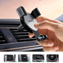 UGREEN 40907 Gravity Drive Air Vent Mount Phone Holder Deep Black Auto Locking Car Accessory