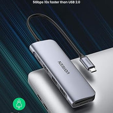 UGREEN 70411 USB-C Hub: 4K HDMI, 2x USB 3.0, SD/TF & 100W PD