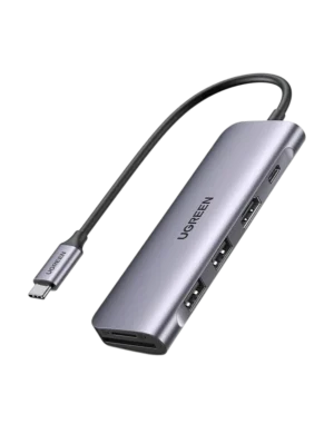 UGREEN 70411 USB-C Hub: 4K HDMI, 2x USB 3.0, SD/TF & 100W PD