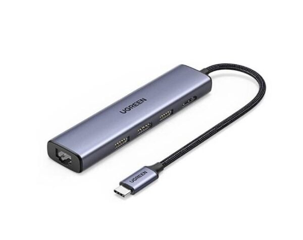 UGREEN 20934 5-in-1 USB-C Hub: 4K HDMI, 3x USB 3.0 & Gigabit Ethernet