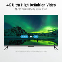 VENTION VAA-M02-B100 4K HDMI Cable (1 Meter) | High-Speed 18Gbps | 4K@60Hz | HDR, 3D, ARC | Braided | Gold-Plated | Ultra HD Gaming & Streaming