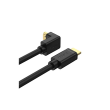 UNITEK Y-C1002 HDMI Right Angle Cable 3M 4K@60Hz 18Gbps HDR10 HDCP 2.2 for Wall-Mounted TV