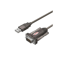 UNITEK Y-105 USB to RS232 Serial DB9 Adapter Cable 1.5M 1.2Mbps for Printer Label Writer ISDN