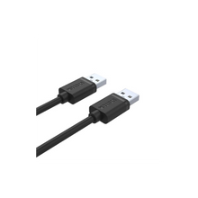 UNITEK C443EBK USB 2.0 Cable Male to Male 3M 480Mbps for Hubs Docking Stations DVD Players Gold-Plated