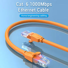 VENTION IBEOH CAT6 UTP PATCH CABLE 2M ORANGE | 250MHz | 1Gbps | UTP Design | Durable & Flexible | Home, Office & Gaming