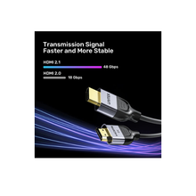 UNITEK 8K HDMI Cable 2m | 8K@60Hz, 4K@120Hz, Braided, Gold Plated