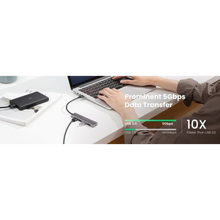 UGREEN 50985 USB 3.0 Hub 4-Ports with USB-C Power Supply 5Gbps for Laptop PC External HDD