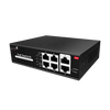 6-Port Megabit PoE Network Switch | PLN-1104MB | 4 × PoE Ports (IEEE 802.3af/at) | 2 × Uplink Ports | 65W PoE Budget | Extended Mode up to 250m