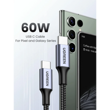 UGREEN 50152 USB-C Cable 2m – 60W PD Fast Charging & Nylon Braided