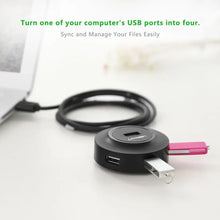 UGREEN 20277 USB 2.0 Hub 4-Port Splitter 1 Meter 480Mbps for Laptop PC Keyboard Mouse Flash Drive