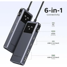 UGREEN 35998 6-in-1 USB-C Hub: 10Gbps Data, 4K HDMI & 100W PD