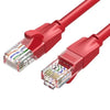 VENTION IBERH CAT6 UTP PATCH CABLE 2M RED | 250MHz | 1Gbps | UTP Design | Snag-Free Connectors | Home, Office & Gaming